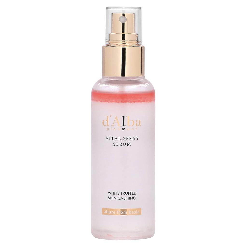 d'Alba Vital Spray Serum, White Truffle, 3.38 Fl Oz (100 Ml)