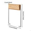 Papierhalter für Badezimmer, Toilette und Handtücher, Organizer für Küche, Waschküche