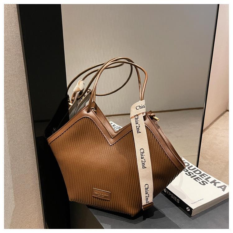 Big Bag, Women's Bag, Casual Versatile Canvas Bag, Commuting Shoulder Bag, Student Tote Bag