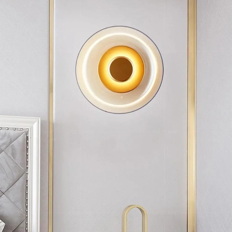 LED Modern Glass Wall Lamp Creative Ceiling Lights for Bedroom Bedside Living Dining Room Indoor Home Decorative Fixtures