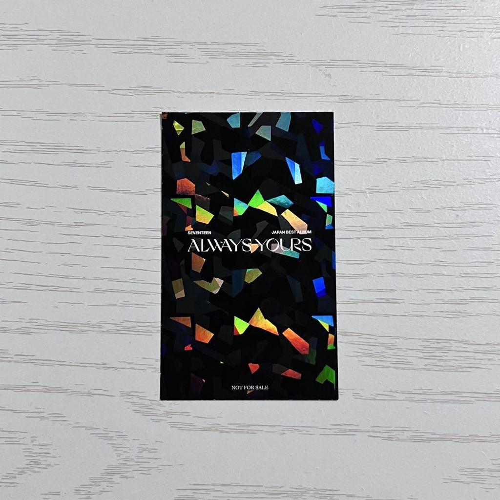 [USED] Seventeen Always Yours Hmv Luckyd Minghao