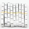 500 Pieces/batch Size Label Clothing Fabric Label Accessories Black and White Clothing Size Labels