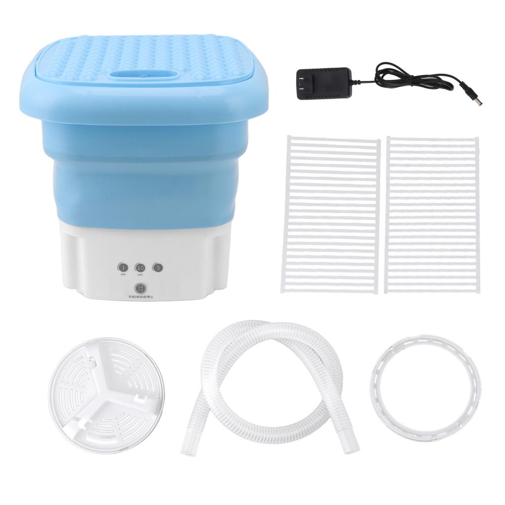 Portable Mini Washing Machine Folding Underwear Socks Washer for Homes Travel Camping 100‑240V
