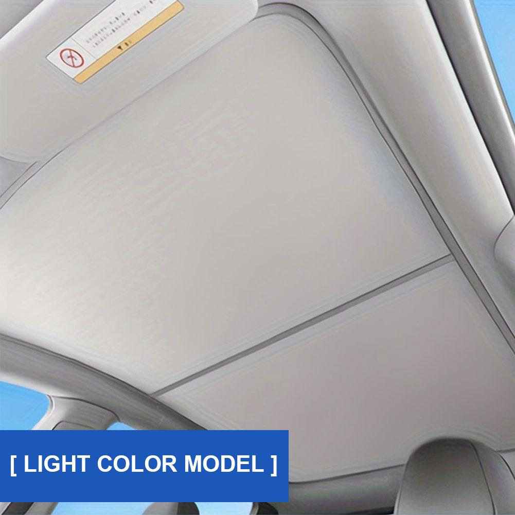Front Rear Skylight Sunshade UV Protection Front & Rear Top Glass Window Roof Shade for Tesla Model 3 2025 Accessories