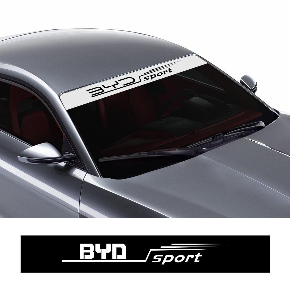 Car Windshield Sticker Vinyl Decor Decal Auto Tuning Accessories For BYD F3 E6 Yuan Plus Atto F0 G3 I3 Ea1 Song Max Tang Dmi