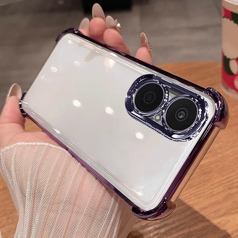Enjoy 81 Mobile Phone Case Airbag Anti-drop Soft Case Play 11Plus Decompression Rotating Magnetic Bracket Protective Cover