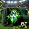 Green Werder Symbol Blanket Lightweight Ideal Bedding Blanket Perfect for Travel, Camping, Living Rooms, Offices, Sofas, Fan Christmas Gift