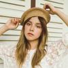 Handmade Retro Straw Beret: Breathable Korean-Style Summer Hat for Women