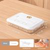 Space Saving Stackable Food Storage Containers 1-4 Layers Leakproof Sealed Dumpling Box for Kitchen Food Sorting