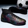 New Men Football Boots Breathable Sport Training Soccer Shoes Cleats Sport Outdoor TF Futsal Match Turf Grass Drop Shipping