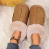 Couple's Luxury Comfortable Warm Fleece Lined Winter Slippers - Elegant, Warm, and Comfortable Thick Sole Indoor