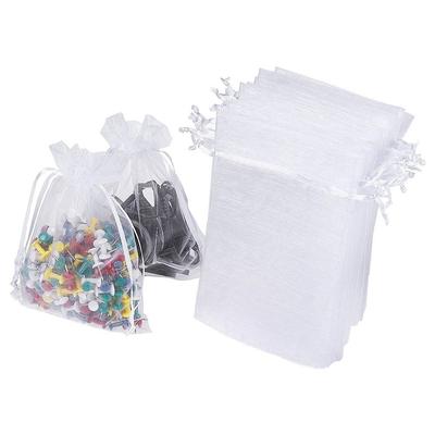 100 Pcs Organza-Gift Bags Wedding/Favor Party Sheer Candy Bag Jewelry Pouches
