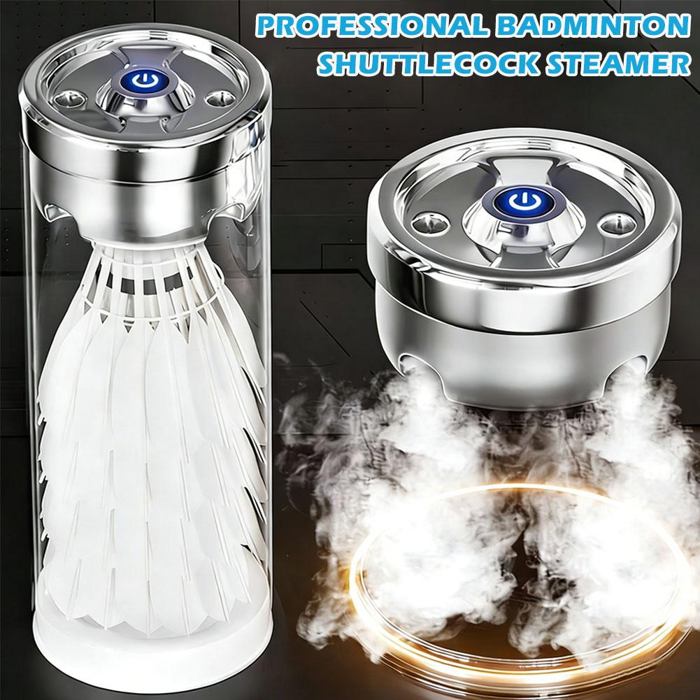 Badminton Shuttlecock Steam Case USB-C Humidifier Cap Portable Moisturizing Box Extend Shuttlecock Durability for Players