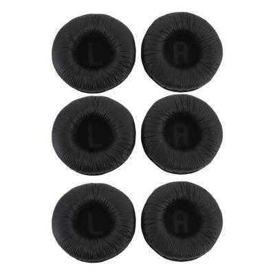 3 Pairs Headphones Replacement Ear Pads Cushions Memory Foam Protein Leather Ear Pads for ATH AR3BT ATH AR3iS Black