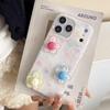 Spring Style Floral Phone Case for iPhone 17 Pro Max - 3D Double Layer Design, Ideal for Women