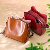 New fashiable leather bag, European and American fashiable leather shoulder bag, women's bag, crossbody bag