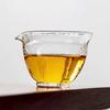 200ml Hammer Pattern Shell Shape Glass Tea Dispenser Fair Mug Chahai Glass Tea Cup Kung Fu Tea Set Accessoris