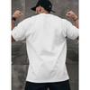 European Size Men's Breathable Polyester-Spandex T-Shirt with Shy Unicorn Print, Short Sleeves, Round Neck - Casual Summer Top for Beach ,Resort Wear