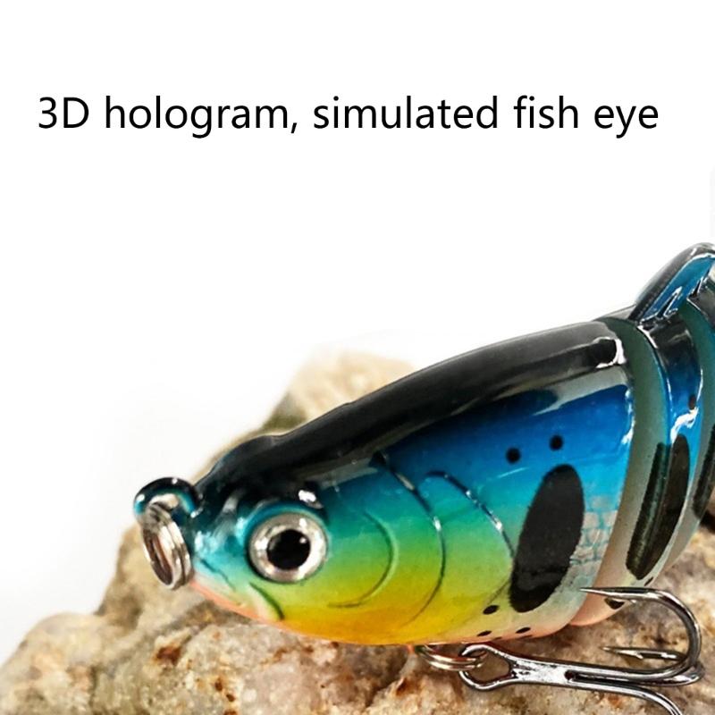10cm 3D Fishing Lures Swimbait Wobbler Hard Multi-Sections Fishing Lures Saltwater Trolling Lures Fishing Baits Wobbler