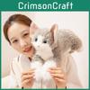 Plush Cat Figurine With Soft Short Plush For Home Decor And Gift Ideas