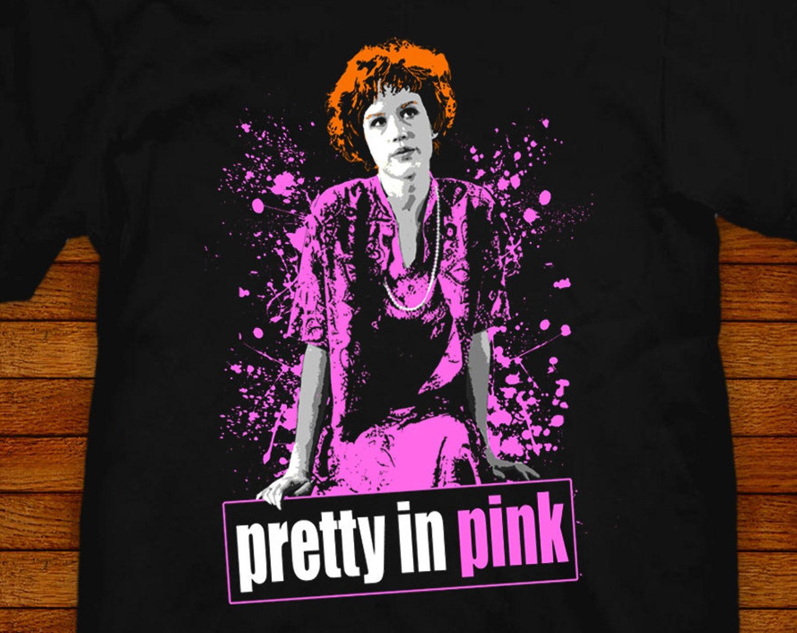 Pretty in Pink T shirt: 80s Movie Inspired Pop Art S