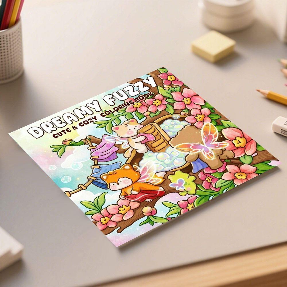 Cartoon Graffiti Painting Book Stress Relief Doodles Book for Adults And Teens