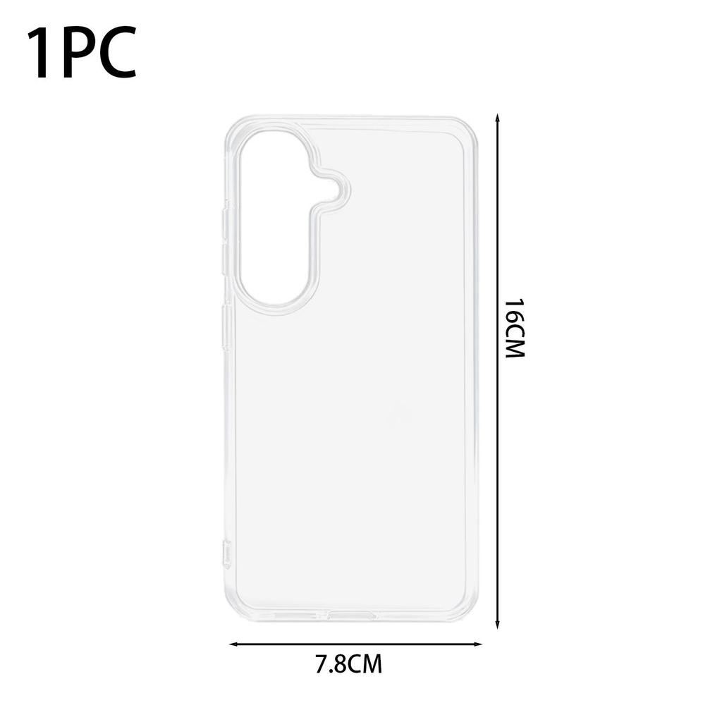 Soft Transparent Phone Back Cover for Samsung Galaxy S26 S26Plus S26Ultra Shockproof Protection Clear TPU Case for Galaxy S26