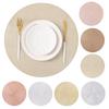 Reusable PVC Placemat Heat Resistant Dining Table Mat Wear-Resistant Stain-Proof Placemat for Home Kitchen Dining Table Protection