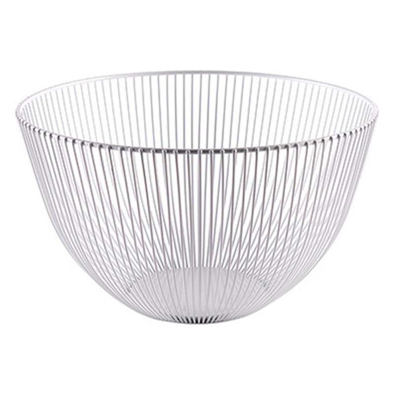 

Железная сливная корзина в скандинавском стиле, ваза для фруктов для гостиной, кухонные принадлежности белый