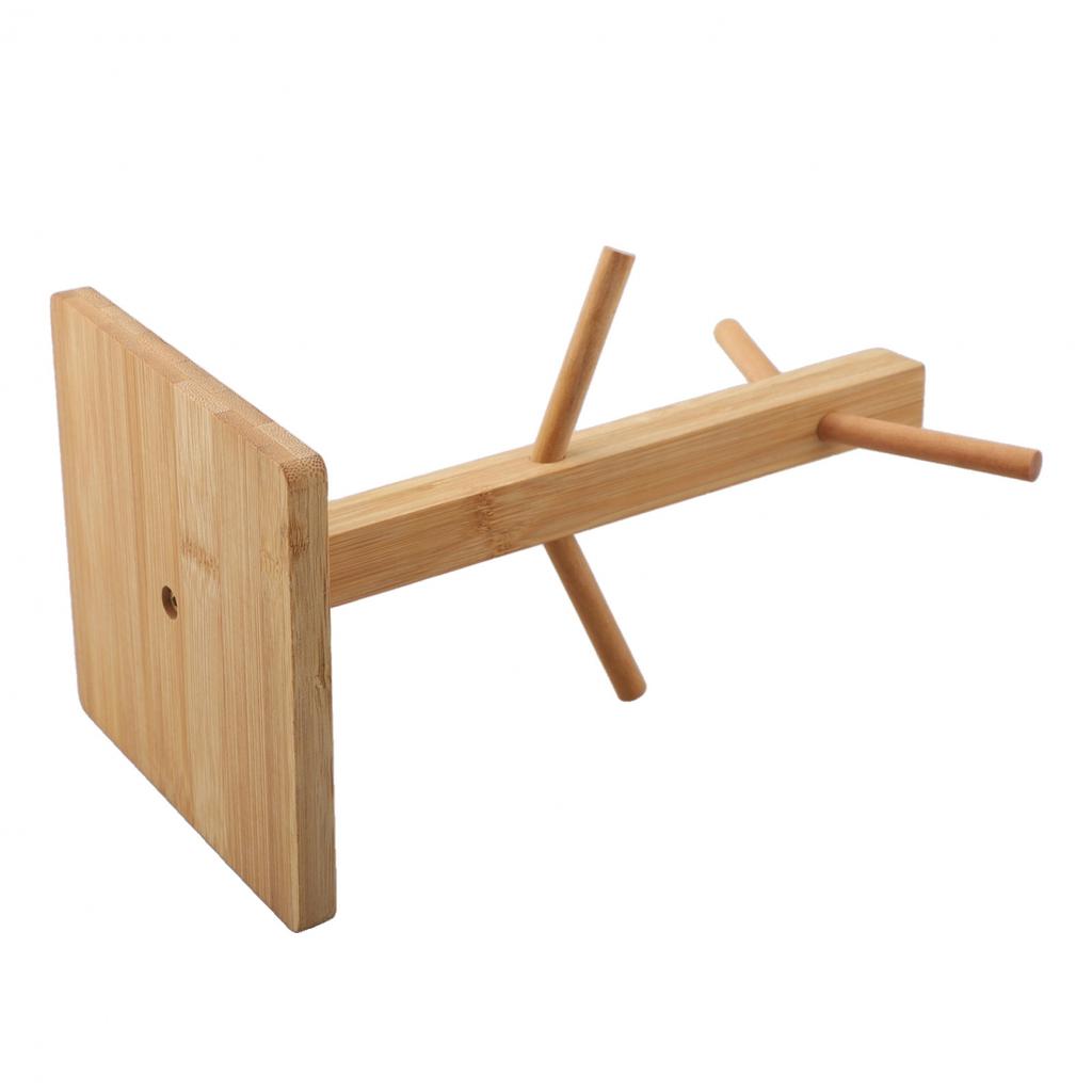 Soluzione Sostenibile in Legno per Conservare Tazze, a Forma di Albero con 6 Ganci