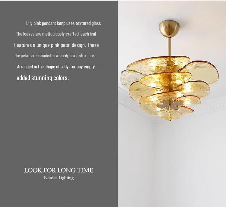 Retro French Murano Glass Pendant Light for Living Room, Dining Room, Staircase, and Bedroom