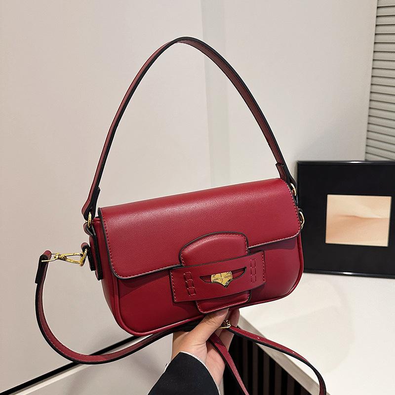 

Нишевый дизайн, высокая текстура, для通勤, высокая ценность, маленькая квадратная сумка, женская весенне-летняя новая сумка, сумка через плечо бордовый