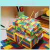 Mini Building Gift Wrap Paper For Party Decor With Decorative Exterior For Celebrations