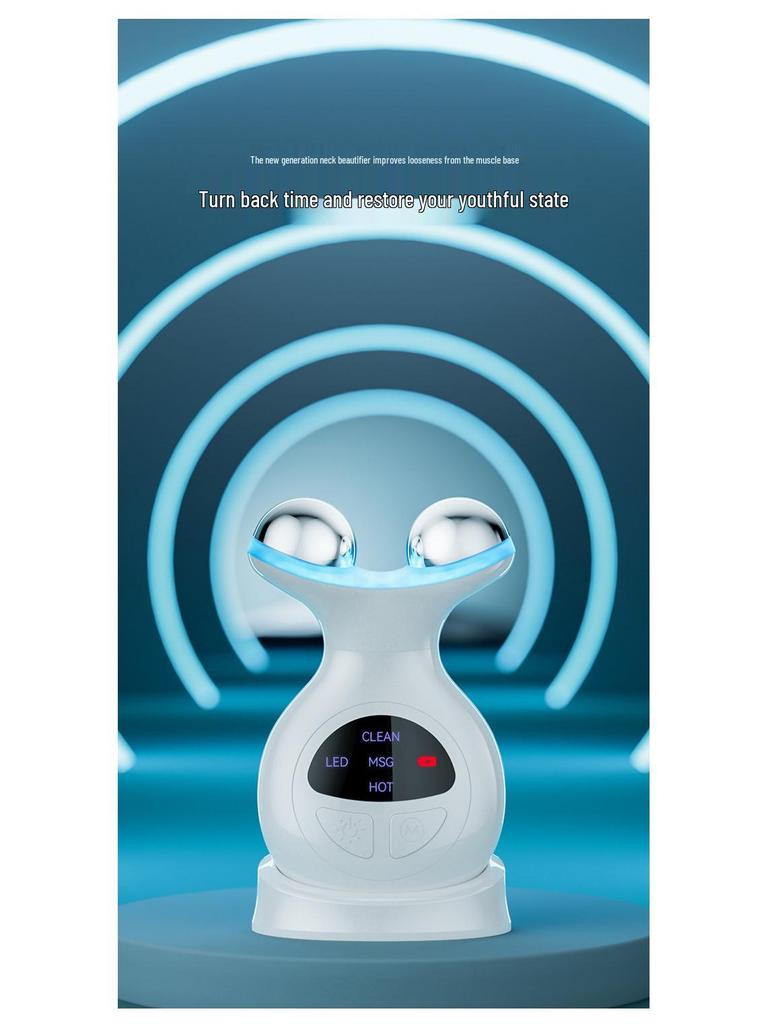 Cross-Border Neck & Facial Massager with Light Therapy