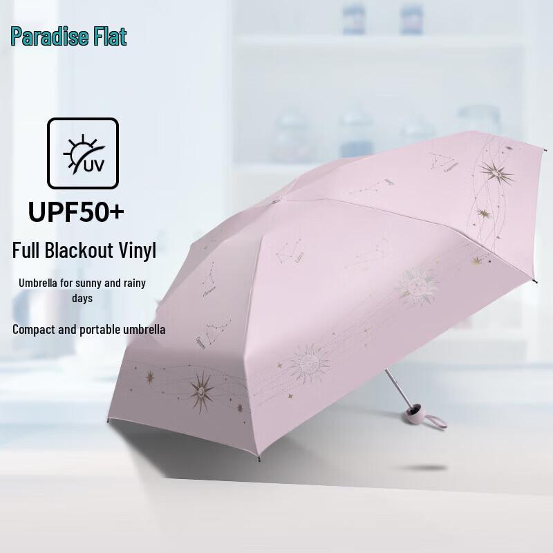 Paradise Starry River Compact Anti-UV Sun Umbrella