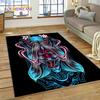 Gothic Horror Monsters Demon Ghost Carpet Rug for Bedroom Living Room Home Sofa Decoration,Children Game Large Decor Floor Mat