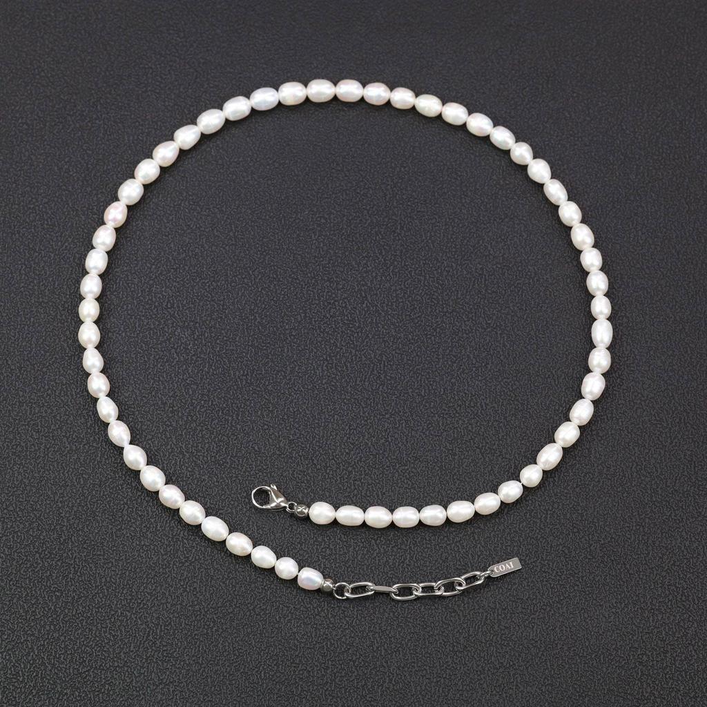 [COAI] Freshwater Pearl June Birthstone Power Stone Necklace for Women