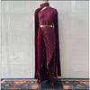 Im Sommer Europa und die Vereinigten Staaten neues langes Schal-Temperament-Kleid Rockgürtel-Kleid