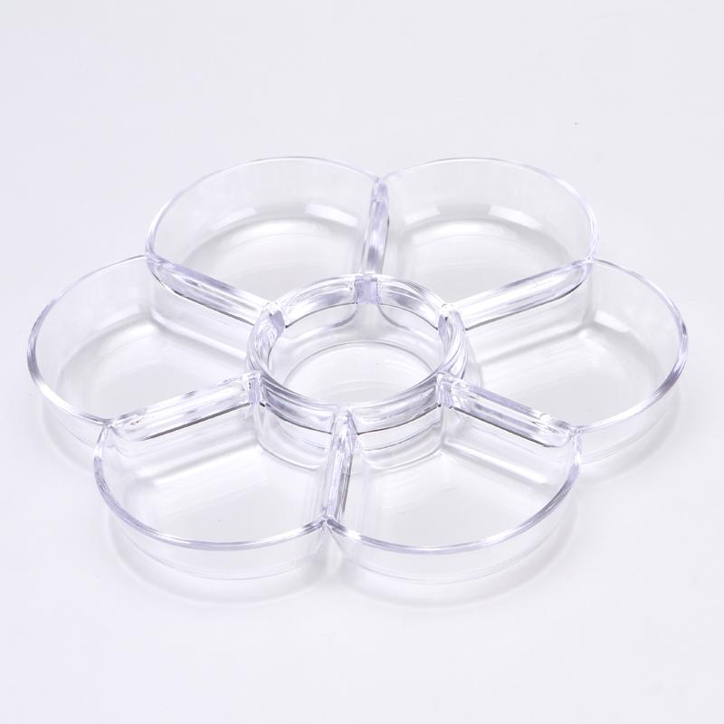 7-hole Plum Blossom Imitation Porcelain Watercolor Palette Art Painting Tray Oil Painting Palette Tray