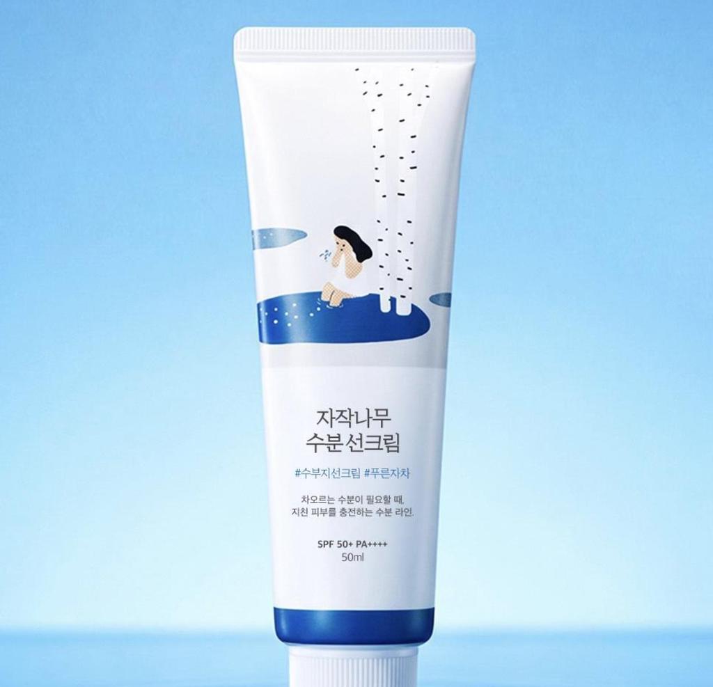Round Lab Birch Juice Moisturizing Sunscreen Set 50ml + 50ml + 20ml Hydrating Sun Cream