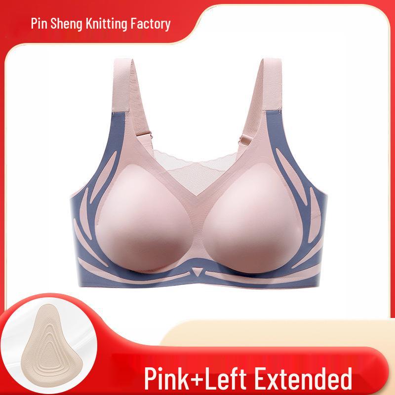 Women's Seamless Post-Mastectomy Bra with Breathable Silicone Prosthesis