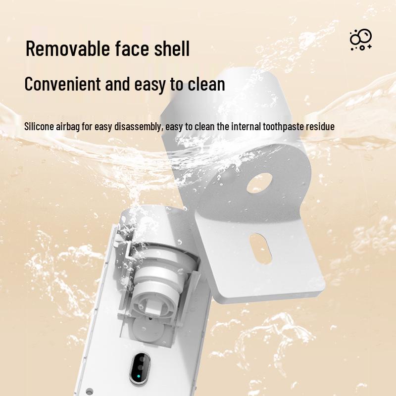 Smart Infrared Sensor Toothpaste Dispenser & Easy-Clean Wall-Mounted Toothbrush Holder