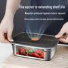 Customizable Stainless Steel Fresh-Keeping Food Grade Lunch Box with Lid