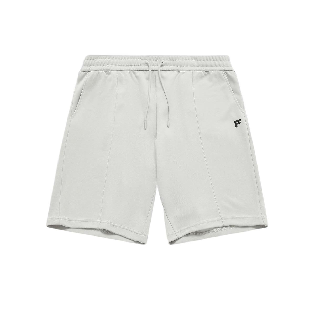 Fila Однотонные шорты на шнуровке, модные, свободного кроя, вязаные, пятиточечные, повседневные, мужские шорты, светло-серые T11M425606AGY XXL