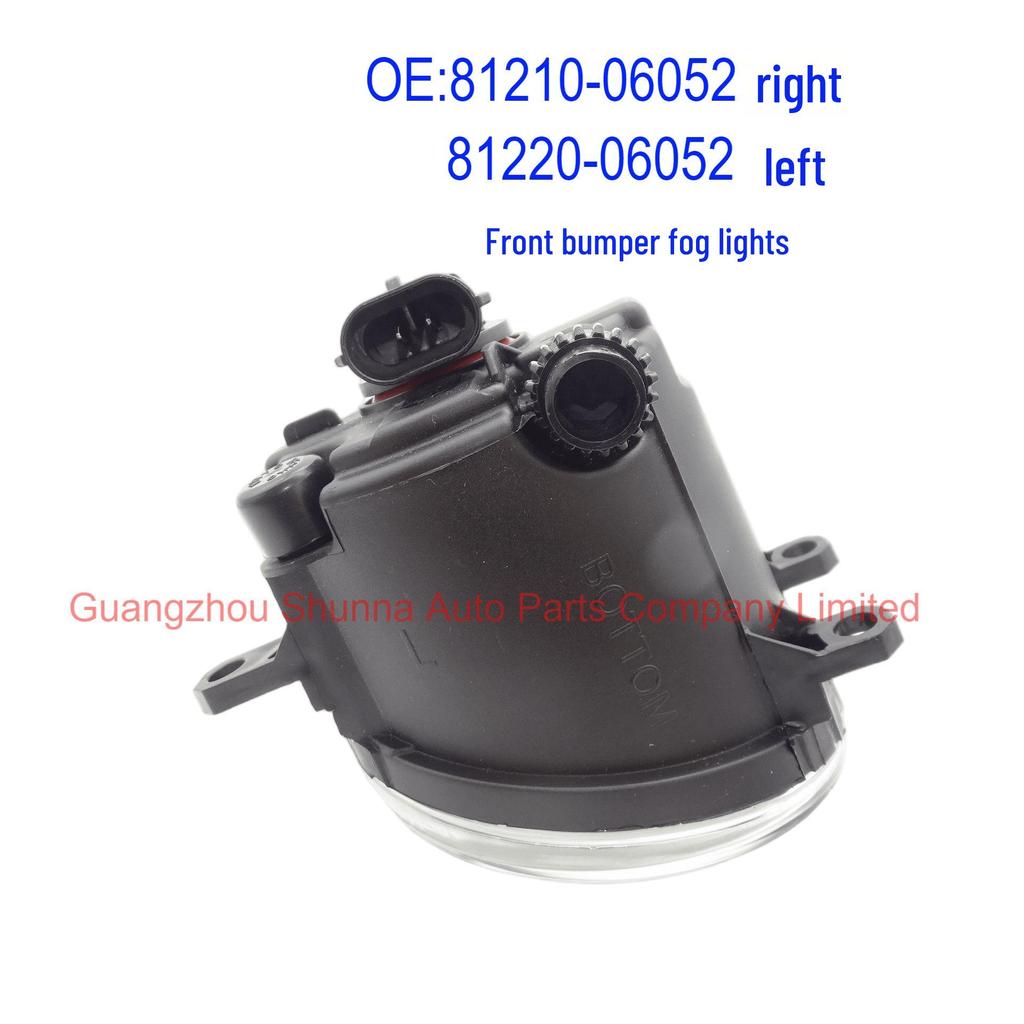 Compatible Front Bumper Fog Lights for Toyota Camry, INNOVA, and Highlander (Part Numbers: 81210-06052, 81220-06052)
