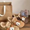 New Versatile Women's Shoes with Soft Soles, Toe Caps, Flat Bottoms and Fleece Cotton