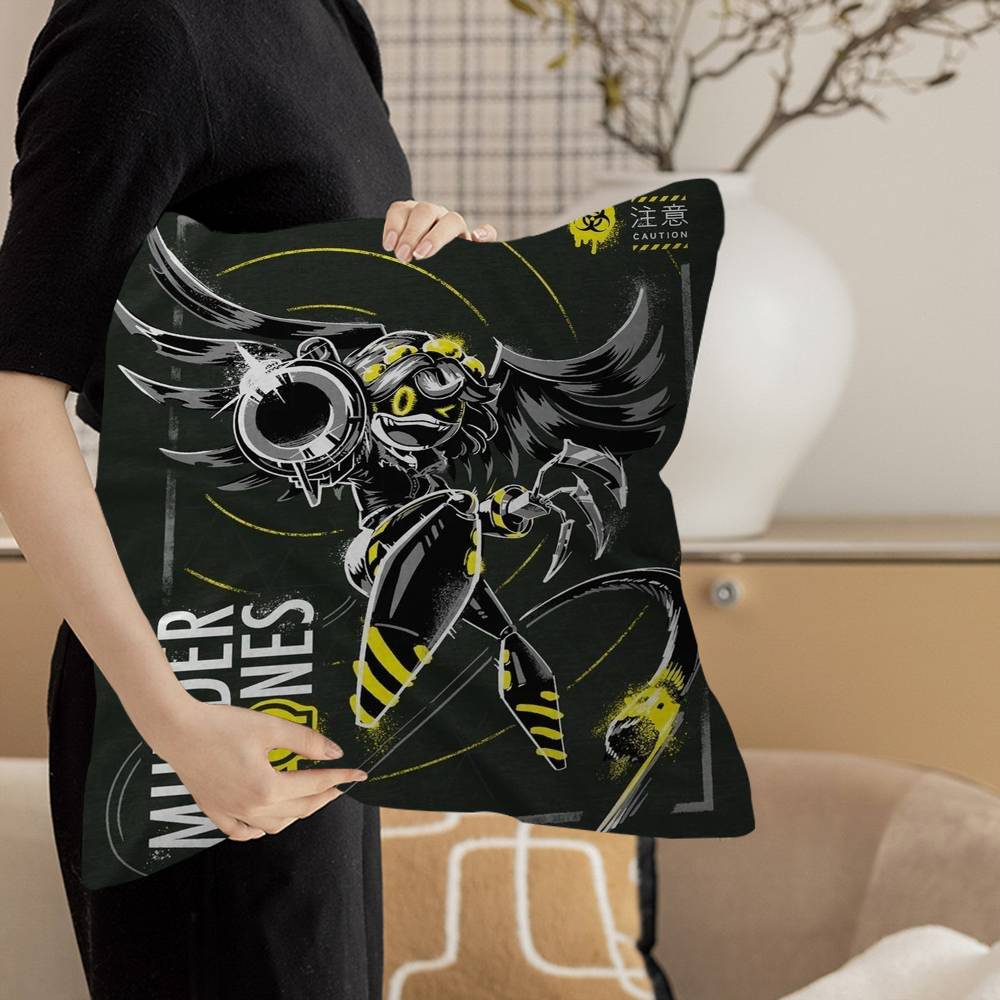 M-Murder D-Drones pillow cover sofa cushion cover home room decoration children gift