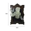 Geist-Skulptur im Spiegel, Wandtafel, leuchtender Display-Spiegel, kreative Hängewand, Heimdekoration, Heimdekoration