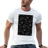 Twin Peaks Secret Trail Sketched Symbols Line Art Map Tshirt Anime Stuff Oversizeds Tshirts For Unisex Cotton