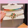 Fashion Flower Jewelry Bracelet With Gold Plating For Womens Gift Occasion